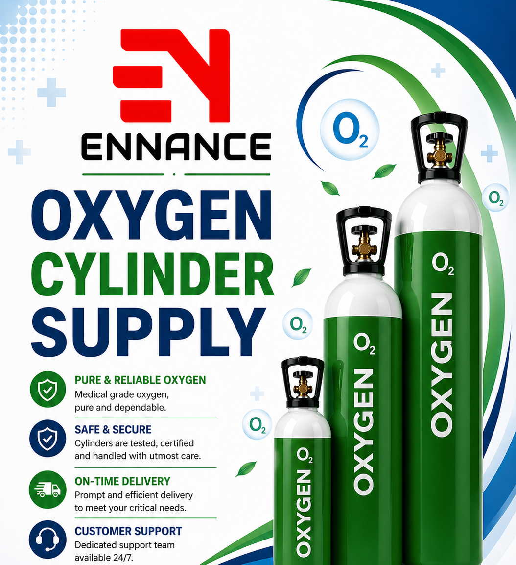 Oxygen Cylinder Supply Service | 24/7 Oxygen Delivery – Ennance Healthcare