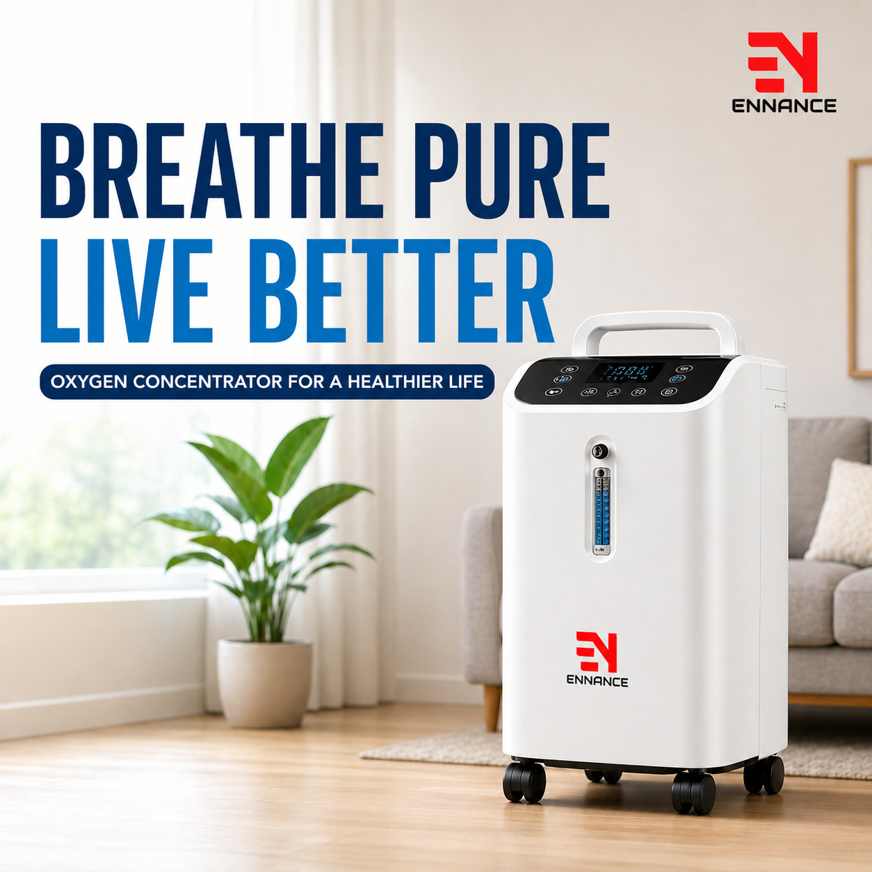 Oxygen Concentrators | 24/7 Home Oxygen Support – Ennance Healthcare